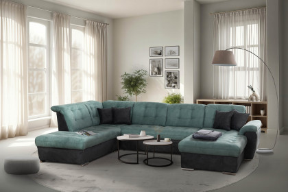 Bilbao von Grant Factory - Sofalandschaft links petrol-anthrazit