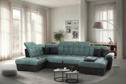 Bilbao von Grant Factory - Sofalandschaft links petrol-anthrazit