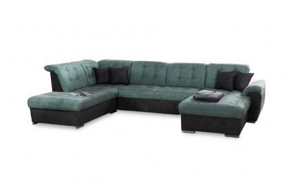 Bilbao von Grant Factory - Sofalandschaft links petrol-anthrazit