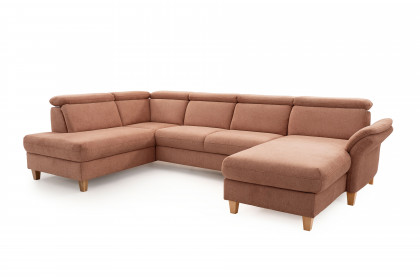 Glendale-LE26 von Sit & More - Wohnlandschaft links kupfer