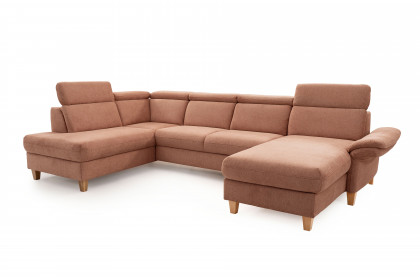 Glendale-LE26 von Sit & More - Wohnlandschaft links kupfer