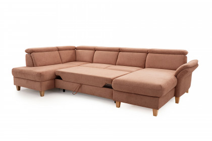 Glendale-LE26 von Sit & More - Wohnlandschaft links kupfer