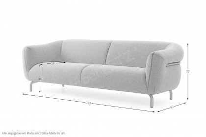 Yanda von Pode - Einzelsofa blue