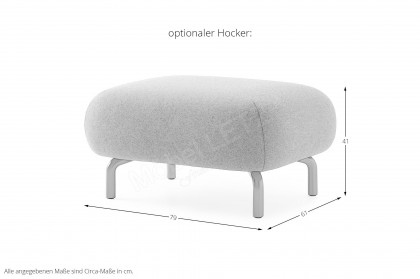 Yanda von Pode - Einzelsofa blue