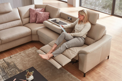 PN-EM19075 von Polinova - Ecksofa Variante links pearl