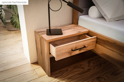 Como von Schösswender - Bett Eiche gebürstet natur 140x200 cm