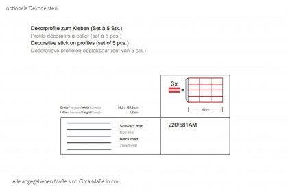 Top Slideline von JUTZLER - Schwebetürenschrank ca. 236 cm hoch Glas weiß