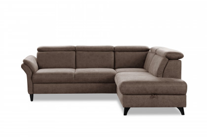 Glendale-LE26 von Sit & More - Polstergarnitur rechts braun