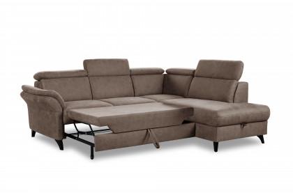 Glendale-LE26 von Sit & More - Polstergarnitur rechts braun