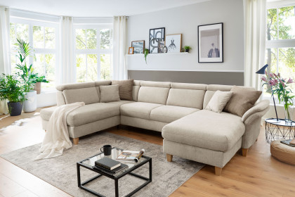 Glendale-LE26 von Sit & More - Wohnlandschaft links natur