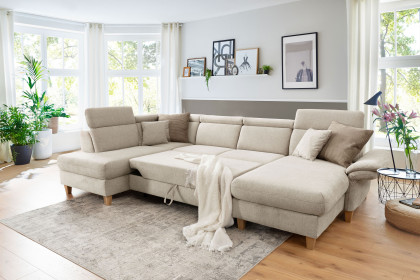 Glendale-LE26 von Sit & More - Wohnlandschaft links natur