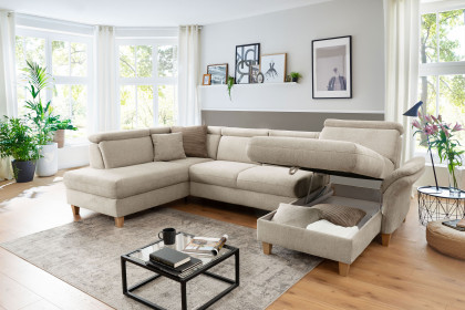 Glendale-LE26 von Sit & More - Wohnlandschaft links natur