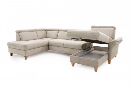 Glendale-LE26 von Sit & More - Wohnlandschaft links natur