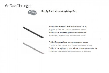 Topline von JUTZLER - Kleiderschrank ca. 236 cm hoch anthrazit matt - Spiegel