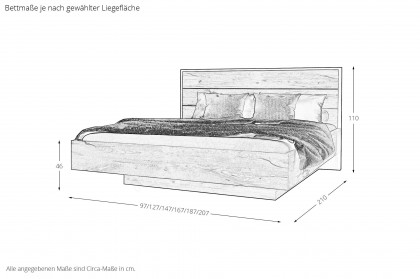 Como von Schösswender - Sockelbett Kupfereiche natur