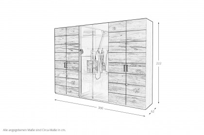 Como von Schösswender - Schlafzimmer mit Doppelbett Kupfereiche