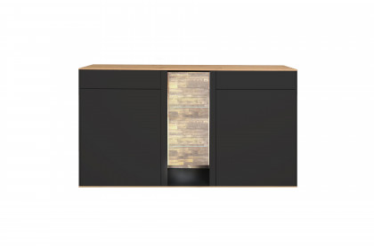 Como von Mäusbacher - Sideboard anthrazit/ Asteiche