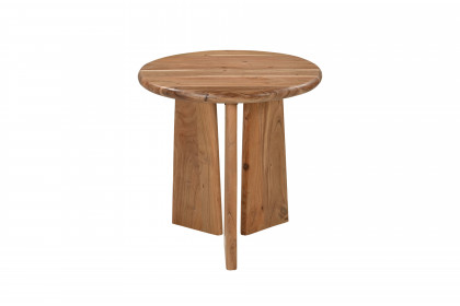 Wave-living von SIT Möbel - Beistelltisch aus Akazie mit runder Tischplatte