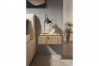 Taboni von POL Power - Hänge-Nachttisch mit 1 Schublade Artisan Eiche