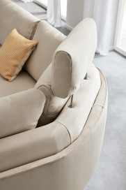 MR 9450 von Musterring - Polstergarnitur links grege