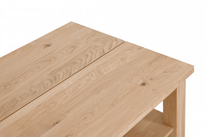 Lissabon von Quadrato - Couchtisch Wildeiche bianco