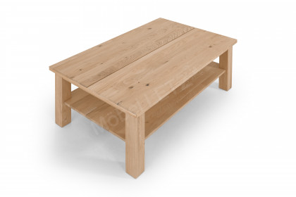 Lissabon von Quadrato - Couchtisch Wildeiche bianco