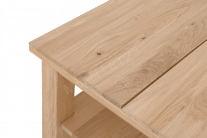 Lissabon von Quadrato - Couchtisch Wildeiche bianco