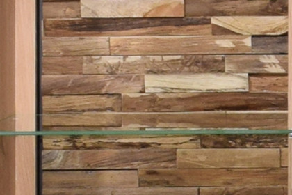 Como von Mäusbacher - Lowboard in Anthrazit/ Asteiche mit Metallfüßen