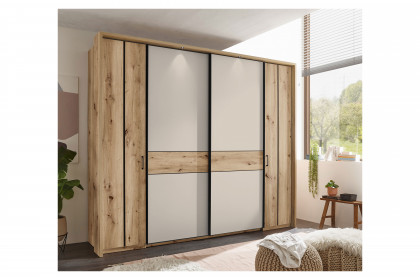 Genomi von SchlafKONTOR - Schlafzimmer-Einrichtung Eiche Artisan - kaschmir