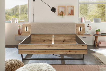 Genomi von SchlafKONTOR - Schlafzimmer-Einrichtung Eiche Artisan - kaschmir