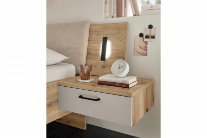 Genomi von SchlafKONTOR - Schlafzimmer-Einrichtung Eiche Artisan - kaschmir