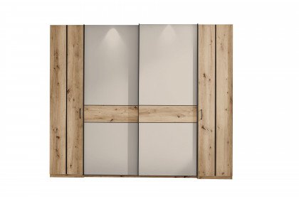 Genomi von SchlafKONTOR - Schlafzimmer-Einrichtung Eiche Artisan - kaschmir