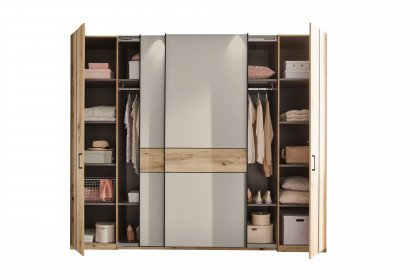 Genomi von SchlafKONTOR - Schlafzimmer-Einrichtung Eiche Artisan - kaschmir