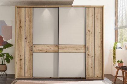 Genomi von SchlafKONTOR - Schlafzimmer-Einrichtung Eiche Artisan - kaschmir