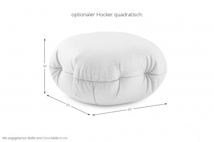 Turia von Pode - Designersofa Ausführung rechts light-grey