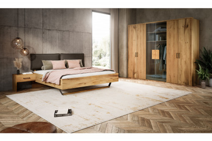 Como von Schösswender - Schlafzimmer Kupfereiche furniert - Glas