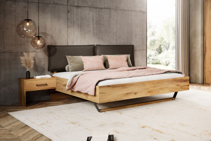 Como von Schösswender - Schlafzimmer Kupfereiche furniert - Glas