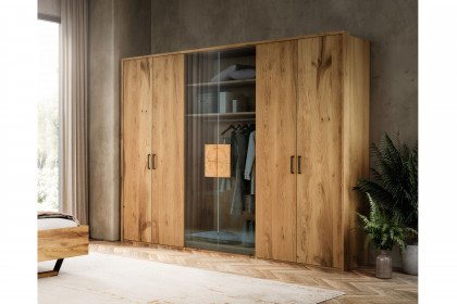 Como von Schösswender - Schlafzimmer Kupfereiche furniert - Glas