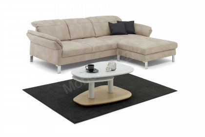 1212 von Carina - Ecksofa Variante rechts sand