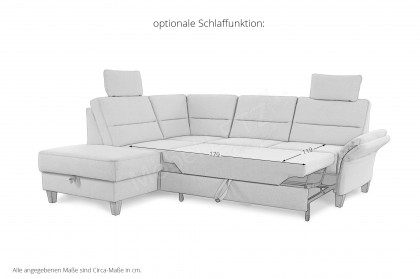 Westerland von Sit & More - Polsterecke Variante links creme