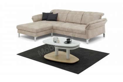 1212 von Carina - Ecksofa Variante links sand