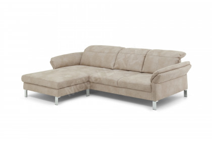1212 von Carina - Ecksofa Variante links sand