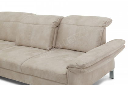 1212 von Carina - Ecksofa Variante links sand