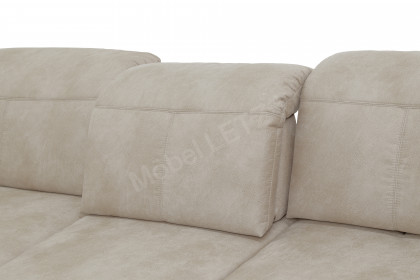 1212 von Carina - Ecksofa Variante links sand