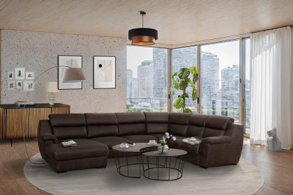 Danny von Matex - Wohnlandschaft rechts dunkelbraun