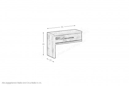 Como von Schösswender - Schlafraummöbel Kupfereiche bronze - schwarz