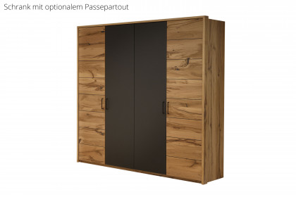 Como von Schösswender - Schlafraummöbel Kupfereiche bronze - schwarz