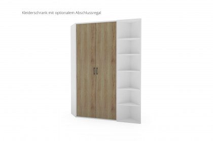 Achat von Priess - Jugendzimmer mit Eckschrank lichtweiß/ Artisan Eiche