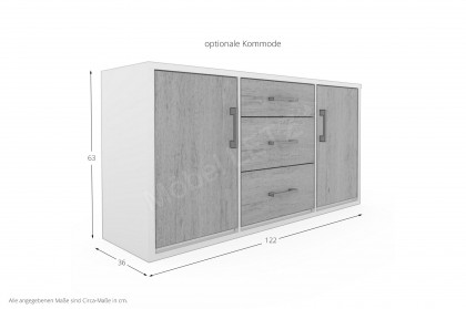 Achat von Priess - Jugendzimmer mit Eckschrank lichtweiß/ Artisan Eiche