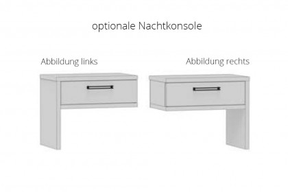 Como von Schösswender - Doppelbett Kupfereiche gebürstet bronze